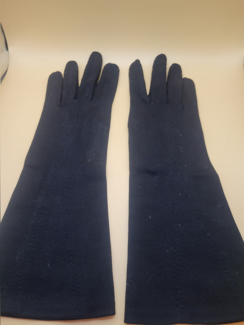 Long Black Women's Vintage Gloves